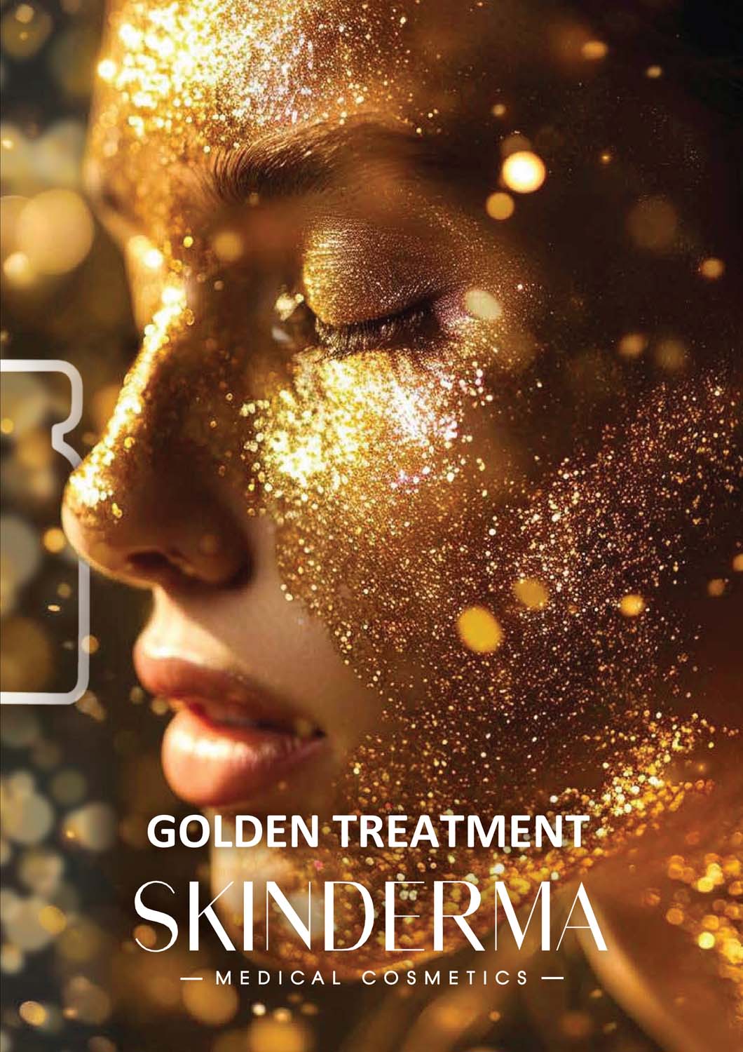 SKINDERMA Golden Treatment brochure cover
