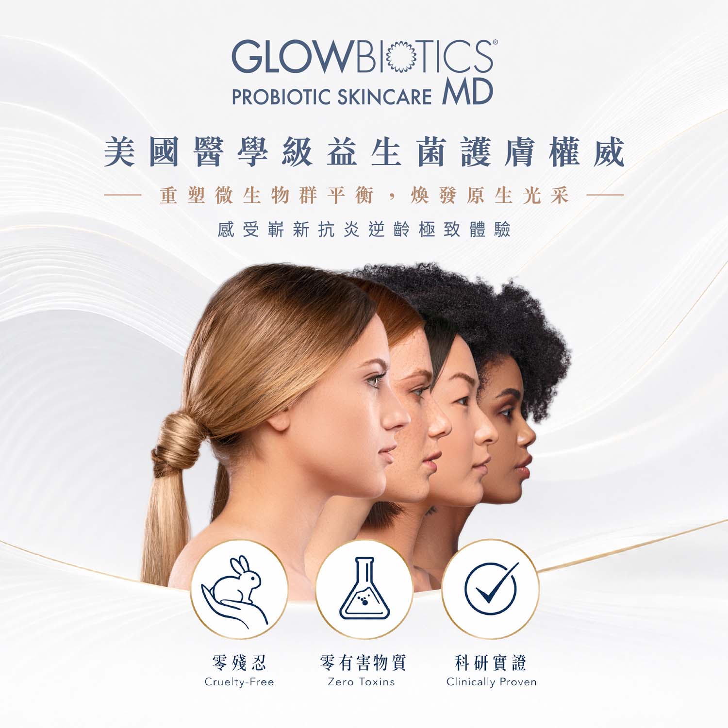 GLOWBIOTICS Product Portfolio and Routines brochure cover